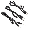 3 Pack of 3.5mm 1/8 inch Auxiliary Male to Male Mono Audio Cable 1meter/3.3ft