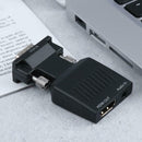 Portable VGA Male Port to HDMI Female Port Converter Adapter Connector