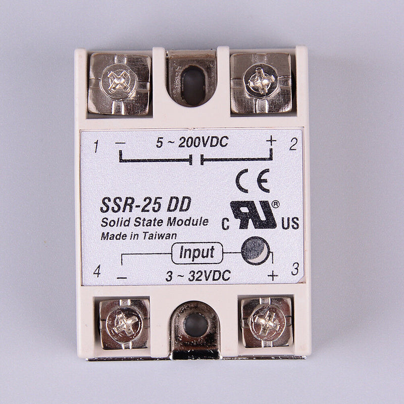 Solid state relay SSR-25DD 25A AC control DC relais 3-32VDC to 5-60VDC SSR 2  Bj