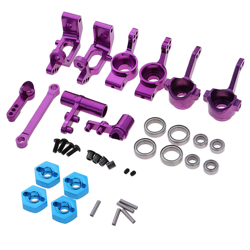 RC Buggy Steering  Hub Carrier Wheel Hex Parts Set For 1/10 HSP RC Car