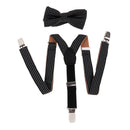 Wedding Casual Party Formal Adjustable Braces Kids Suspenders Bowtie Set
