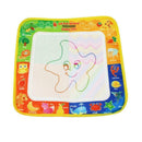 Kids Magic Water Drawing Canvas Coloring Mat with 2 Doodle Baby Pens Painti V2U2