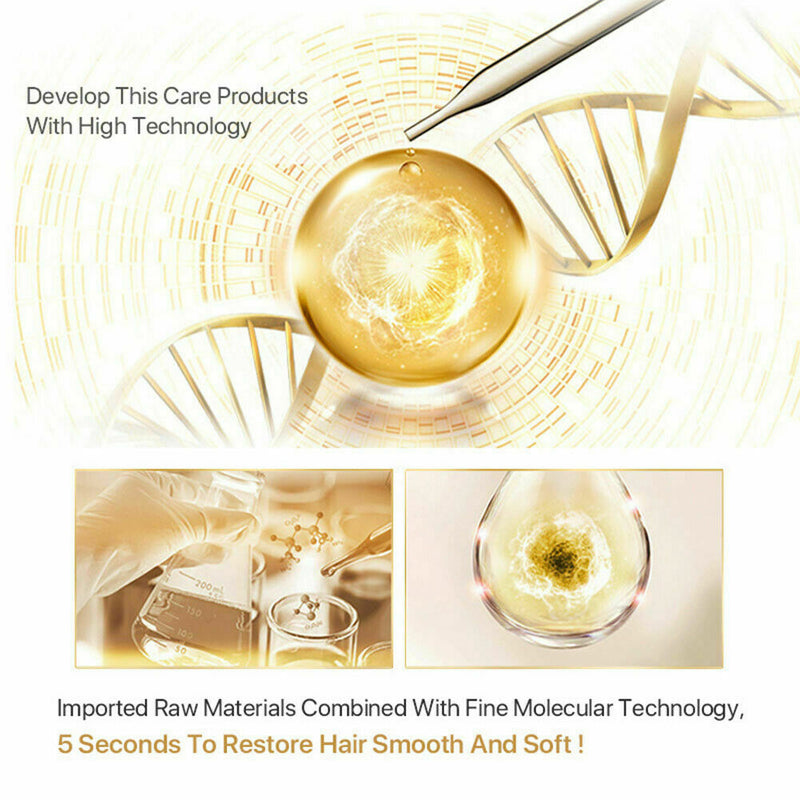 Magical keratin Hair Treatment 5 Seconds Hair Root Repair Nourishing 6 C0Z3