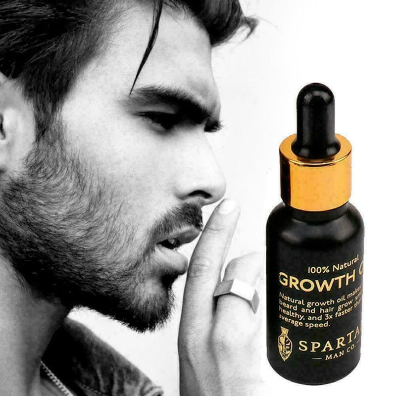Men's Beard Growth Oil Kit Soften Hair Growth Nourishing Beard Wax M1I1 Enh M1D9
