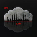 natural jade flower`stone gua sha comb massage scrape  healthy cure tooME