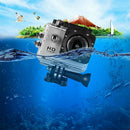 Full HD Sport Camera Diving 30 Meters, Underwater Action Camera 4K Wifi Video
