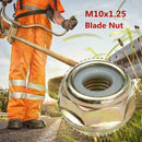 Universal M10x1.25 Left Hand Thread Blade Nut For Strimmer Cutter Trimmer B4B6