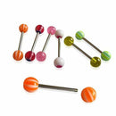 110 Pcs Acrylic Mix Eyebrow Belly Lip Tongue Bar Rings Nose Hoop Ring Body  K2J1