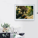 5D Round Diamond Painting Embroidery DIY Needlework Set Mosaic Art Craft