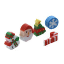 Mini Santa Claus Pencil Rubber Eraser Sankt Kind Party Favor Q8D6