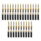 25 Pieces Agate Black 3.5mm Plug Connector