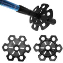 Hike Alpenstock Stick Snowflakes Nordic Camp Walk Ski Foot Crutch Accessories