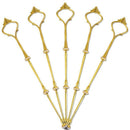3 Tier golden Cake Stand(5 SETS) Holder,Crown P8T8