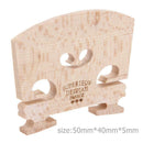 4pcs Maple Wood Violin Bridges for 4/4-3/4 Size Violin Musical Instrument Parts