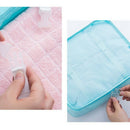 8Pcs Travel Storage Bag Set For Clothes Luggage Packing Square Organizer Su