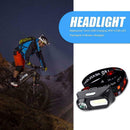 Waterproof Torch USB Charging XPE+COB LED Flashlights Headlight (Black)
