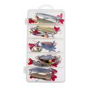 21Pcs/set Fishing Spoon Lure Treble Hook Spinner Baits 2.5/4/5/6/6.5/7/8/10g