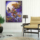 5D DIY Special Shaped Diamond Painting Witch Cross Stitch Mosaic Kits Decor