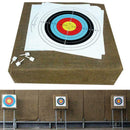 10 Round Ring Fun Archery Practice Darts Paper Target Throw Faces Prop Bows Z8J2