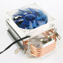 Tower Desktop PC CPU Cooling Fan 4 Copper Heat-Pipes 3 Pin Cooling System