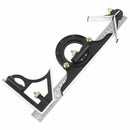 12" Combination Protractor Tri- Square Angle Ruler Machinist Measuring Tools AGR