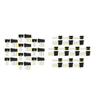 20 Set 3 6 Pin Sealed Waterproof Connector Kit 1.5mm Terminal for Car Auto