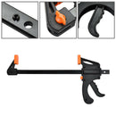 4inch Woodworking Bar F Clamp Clip Grip Ratchet Release DIY Carpentry Trac JJP