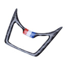 Carbon Fiber Headlight Switch Cover Frame Cover Trim for Ford Mustang 2015-