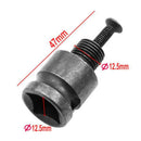 2 Pack 1/2 Inch Shank Electric Drill Chuck Adapter for Impact Wrench Conversion,