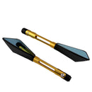 2x Universal CNC Rearview Side Mirrors MotorcycleRearview Side Mirror 8m DUP