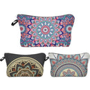 Roomy Cosmetic Bag,3 Piece Set Waterproof Travel Toiletry Pouch Makeup With
