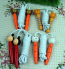 HOT ITEM Children's Wooden Handle Skipping Rope Animal Cartoon Zoo Characters MO