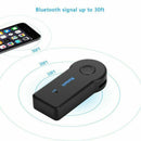 M201 Car Bluetooth Audio Music Receiver Adapter Wireless aux 3.5 Stereo U7W3