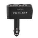 Quelima QC 3.0 USB Car Charger Cigarette Lighter Socket Splitter Power Adapter