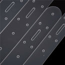 5pcs/set Acrylic Leather Belt Buckle Head End Templates Stencil Tool Gw