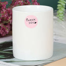500pcs/roll Thank You Stickers 1inch Pink Stickers Party Favors LabelsSEAU