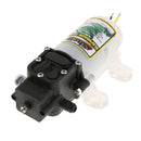 2L/min Water Pump Self Priming Pump Diaphragm Pressure Booster DC12V Black and
