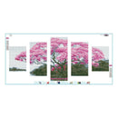 Romantic Tree 5D DIY Full Drill Diamond Painting 5-pictures Combination Kit