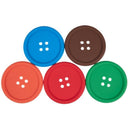 5 Colors Round Button Shaped Non-slip Insulated Silicone Cup Mats Coasters  Z2S4