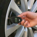 Black Car Auto LCD Digital Tyre Tire Pressure Gauge Meter Keychain Bla LEE