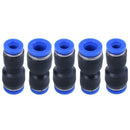 5Pcs Air Pneumatic 6mm to 8mm Straight Push in Connectors Quick Fittings