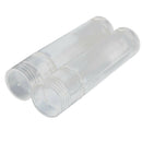 1 x Empty Circle PP Lipstick tube Pipe Box with transparent lid