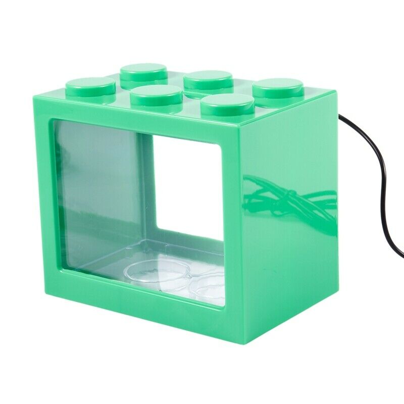 Mini USB LED Lighting Clear Fish Tank Ornament Aquarium Office Desktop DecorF3W4
