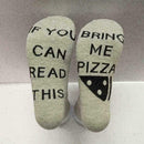 Men Women Letter "If You can read this Bring Me A Beer Sock "Printed Funny W7F4