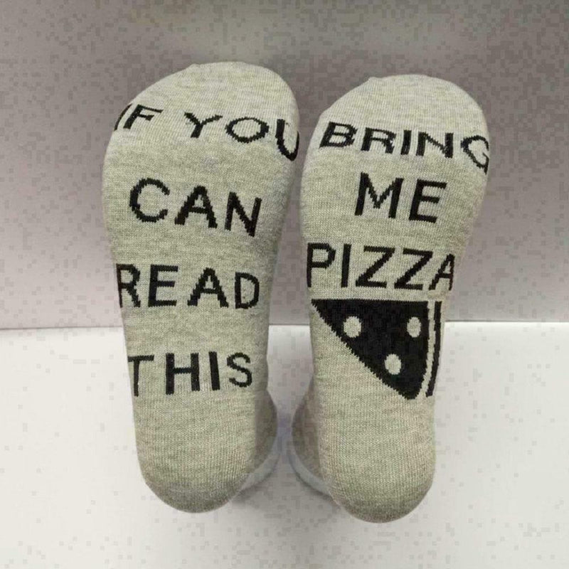 Men Women Letter "If You can read this Bring Me A Beer Sock "Printed Funny W7F4