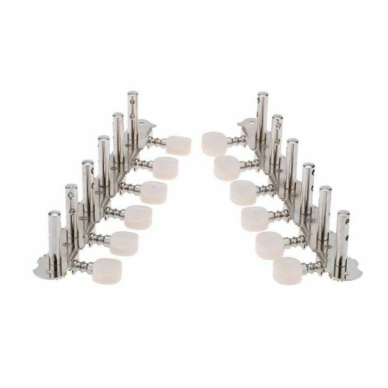 6R6L 12 String Acoustic Guitar Tuning Key Peg Tuner Machine Head String Tun