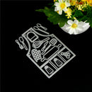 14pcs Kitchen Tools Metal Cutting Dies For DIY Scrapbooking Album Paper Card B&X