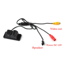 2in1 120Âº Car Reverse Parking Radar Sensor w/Rear View Backup Camera Kit DC 12ME
