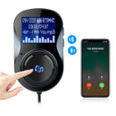 Wireless Bluetooth 1.4" Handsfree Car Kit FM Transmitter MP3 Player USB Charger