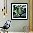5D DIY Full Round Drill Diamond Painting Novelty Tiger Cross Stitch (B1095) A